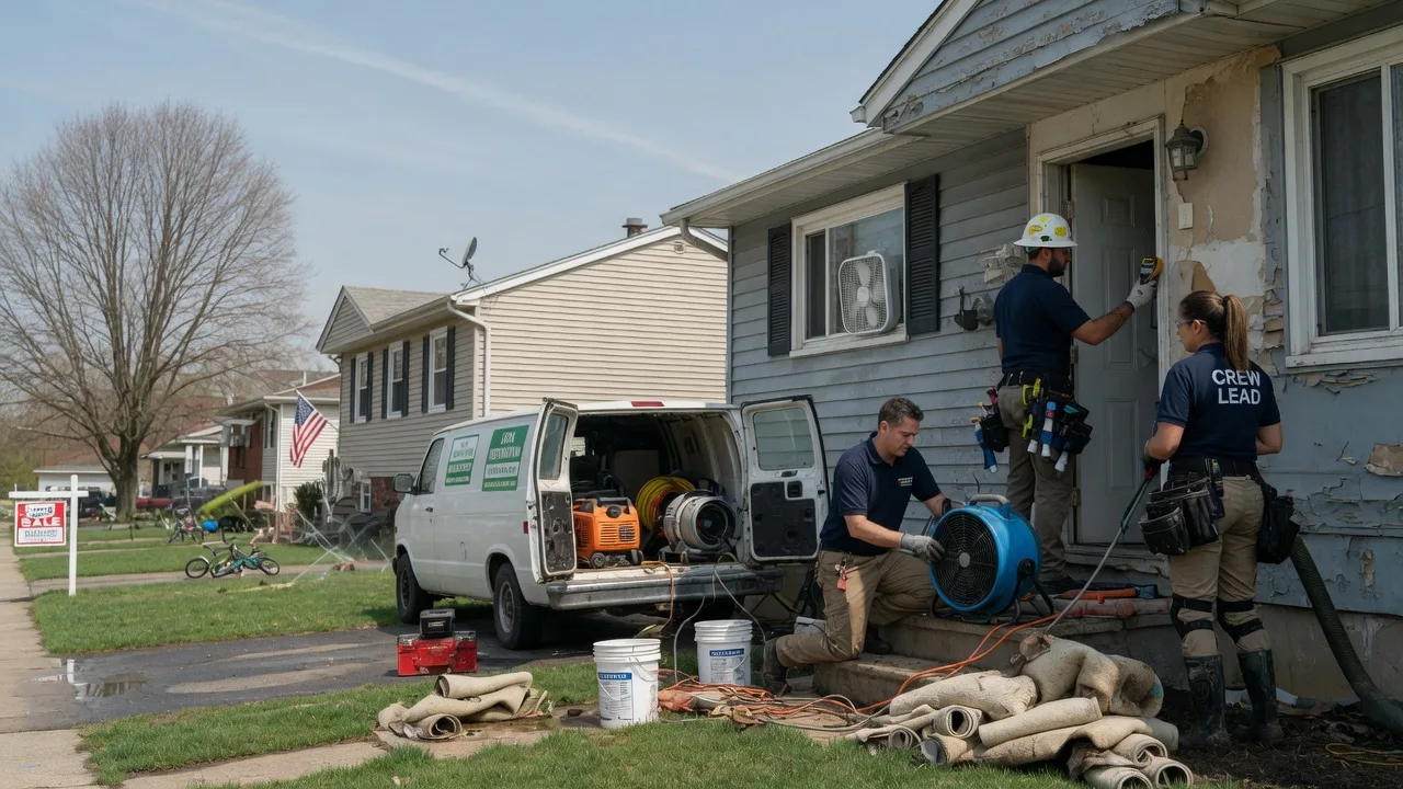 Flood Cleanup in Mossville, IL near me